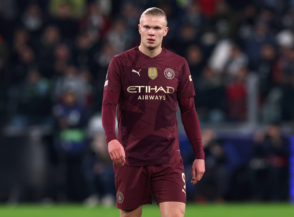 Turin,,Italy, ,December,11,,2024:,Erling,Haaland,Of,Manchester,Manchester City-Wydad AC