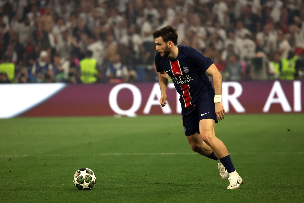 Munich,,Germany,May,31,,2025:,Khvicha,Kvaratskhelia,Of,Psg,In,PSG-Inter Miami