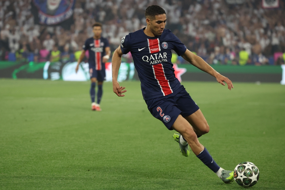 Munich,,Germany,May,31,,2025:,Achraf,Hakimi,Of,Psg,In,Chelsea-PSG
