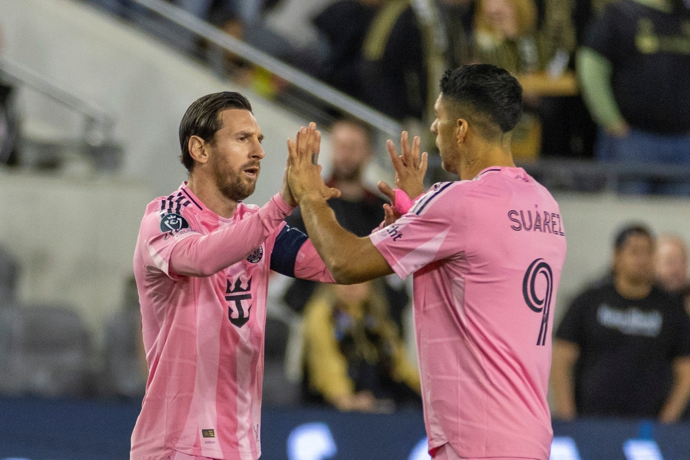 Inter,Miami's,Lionel,Messi,#10,And,Luis,Suárez,#9,In,Chi,Vincerà,La,Leagues,Cup,2025
