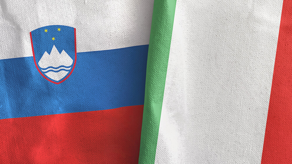 Italy,And,Slovenia,Two,Folded,Flags,Together,3d,Rendering,Italia-Serbia