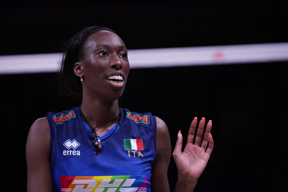 Ankara,,Turkiye, ,July,14,,2022:,Egonu,Paola,Ogechi,In,Italia-Brasile