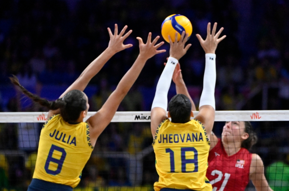 Rio,De,Janeiro brazil,June,5,,2025,,Women's,Volleyball,Nations,League,Brasile-Giappone