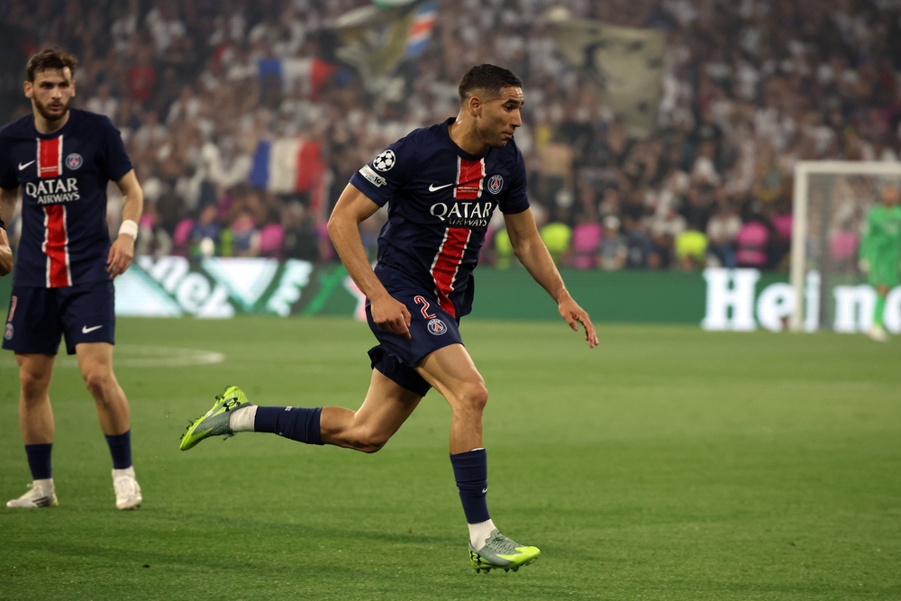 Munich,,Germany,May,31,,2025:,Achraf,Hakimi,Of,Psg,In,Chi,Vincerà,La,Ligue,1,2025/2026