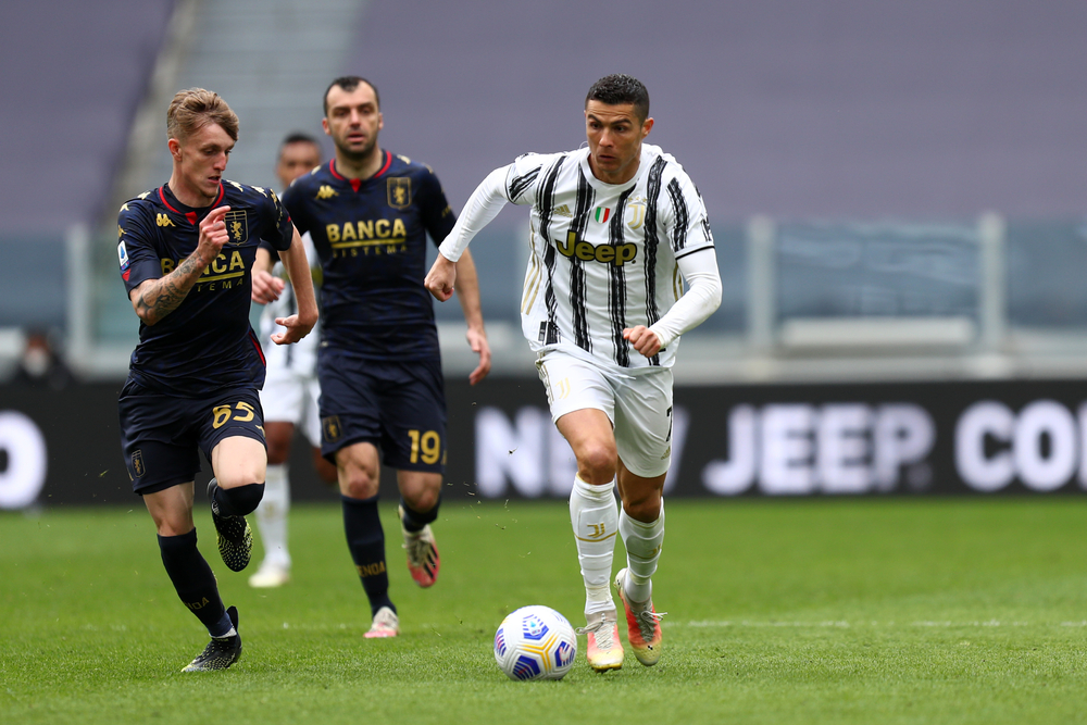 Torino,,Italy.,13,April,2021.,Cristiano,Ronaldo,Of,Juventus,Fc,Genoa-Juventus
