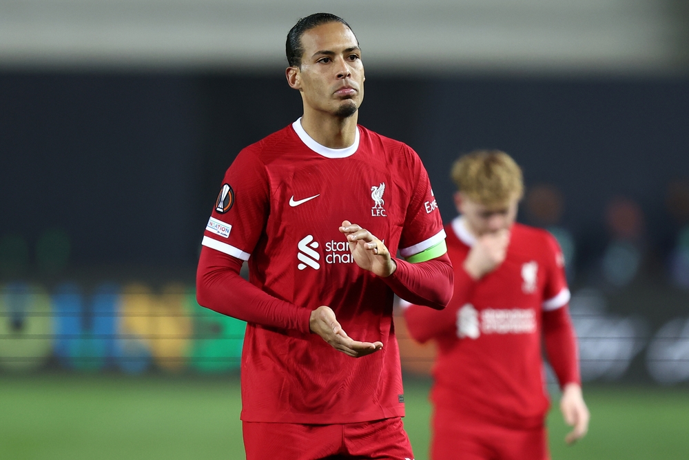 Bergamo,,Italy.,18,April,2024, ,Virgil,Van,Dijk,Of,Liverpool-Arsenal