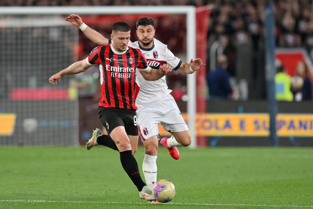 14th,May,2025;,Olimpico,Stadium,,Rome,,Italy;,Coppa,Italia,Frecciarossa,Milan-Bologna