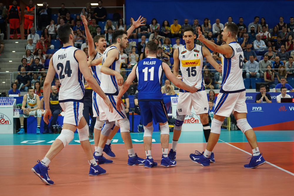 Milano,,Italy, ,June,22,,2019:,Volleyball,Nations,League,,Italy,Quote,Post,VNL,Mondiale,Pallavolo,Maschile,2025