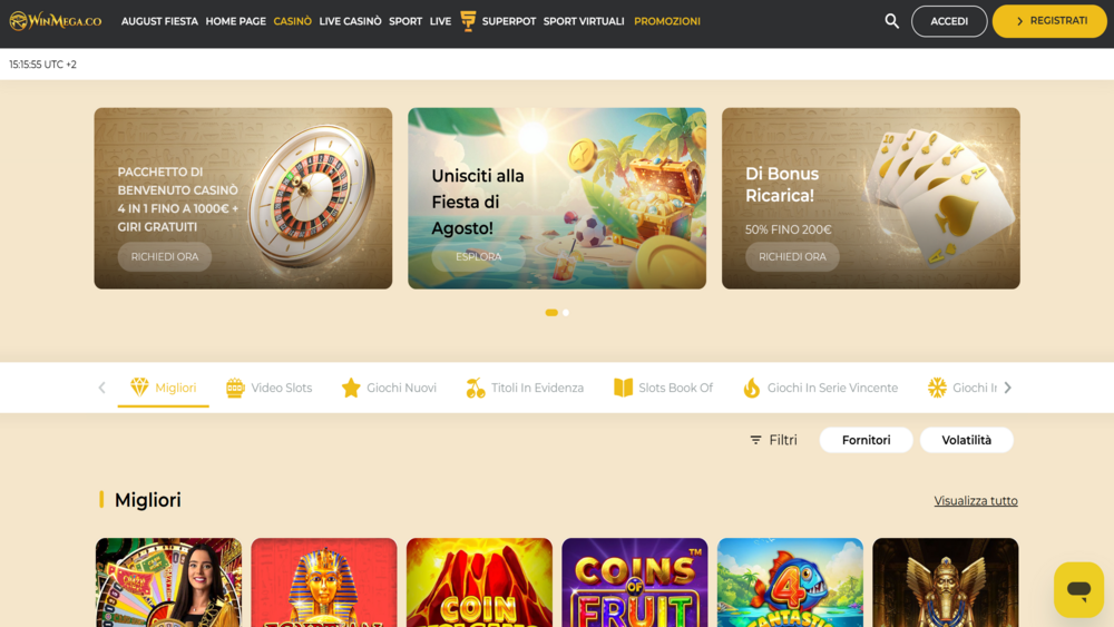 WinMega,Casino