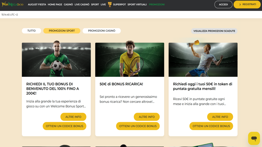 WinMega,promo