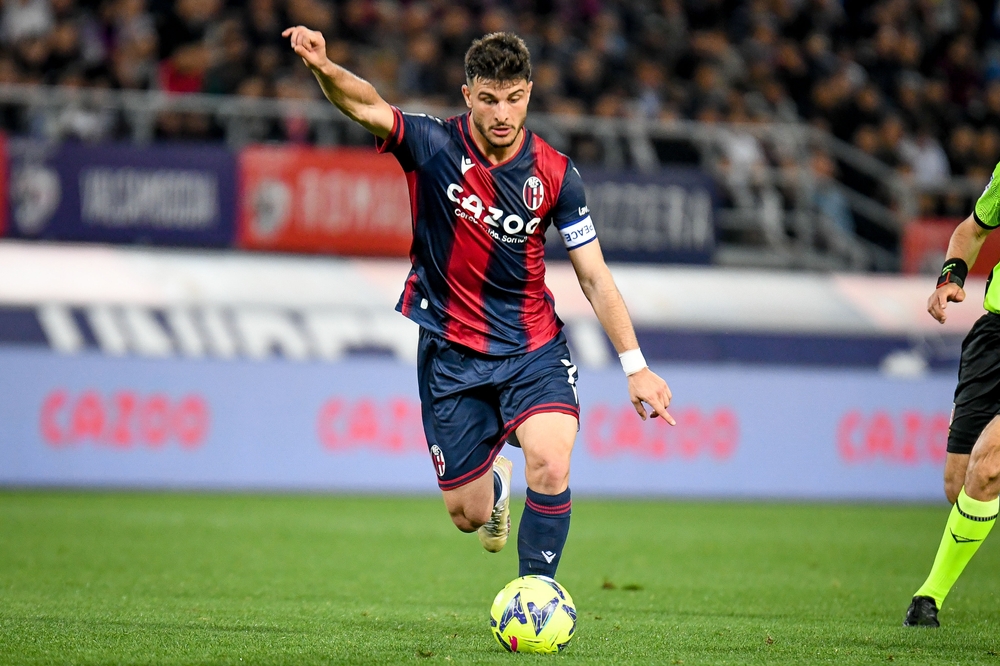 Bologna,,Italy,,April,30,,2023,,Bologna's,Riccardo,Orsolini,Portrait,In,Bologna-Como