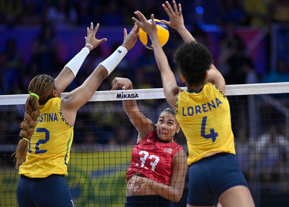 Rio,De,Janeiro brazil,June,5,,2025,,Women's,Volleyball,Nations,League,Brasile-Italia