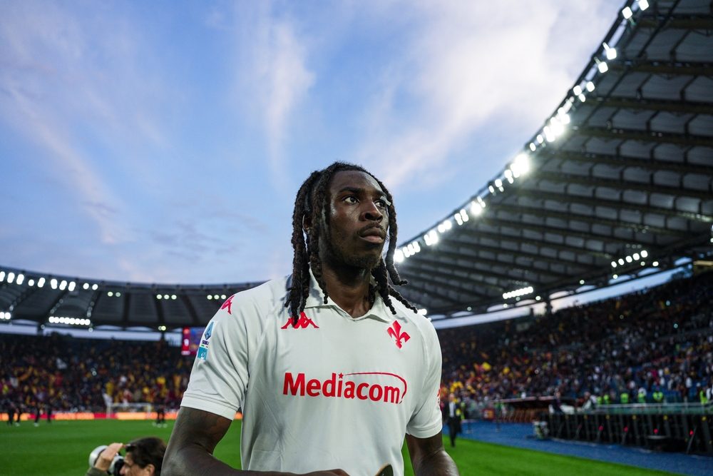 Rome,,Italy,4th,May,2025:,Moise,Kean,Of,Acf,Fiorentina-Roma