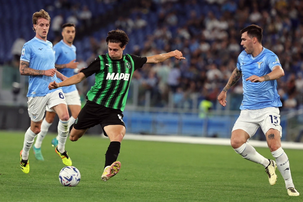Rome,,Italy,26.05.2024:,Samuele,Mulattieri,Of,Sassuolo,,Alessio,Romagnoli,Of,Sassuolo-Lazio
