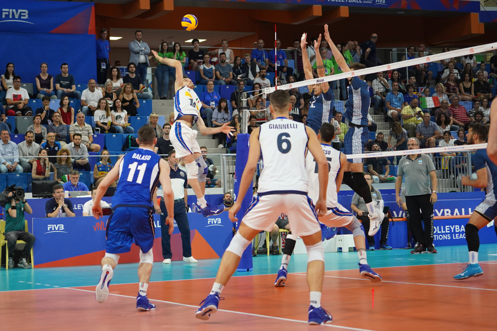 Milano,,Italy, ,June,22,,2019:,Volleyball,Nations,League,,Italy,Scommesse,Multiple,Mondiali,Volley,Maschile,14,Settembre