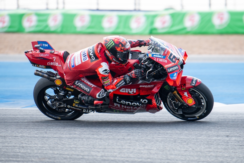 No.63,Francesco,Bagnaia,Of,Ducati,Lenovo,Team,In,Action,During,GP di Malesia