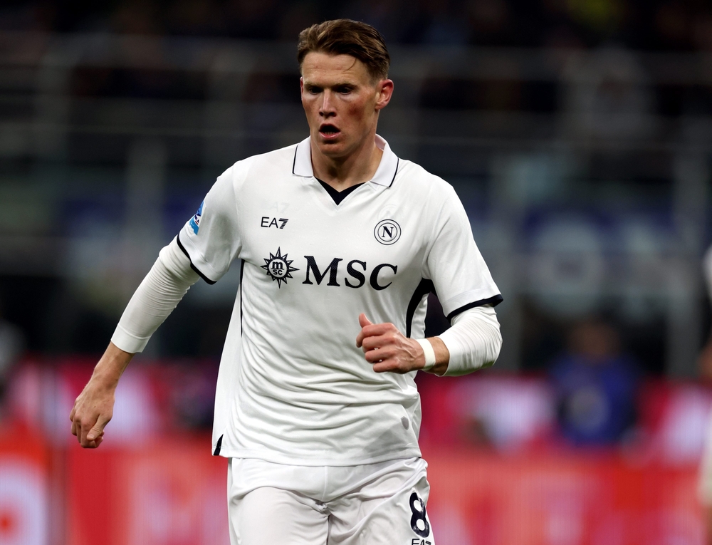 Milan,,Italy, ,November,11,,2024:,Scott,Mctominay,Of,Napoli,Napoli-Eintracht Francoforte