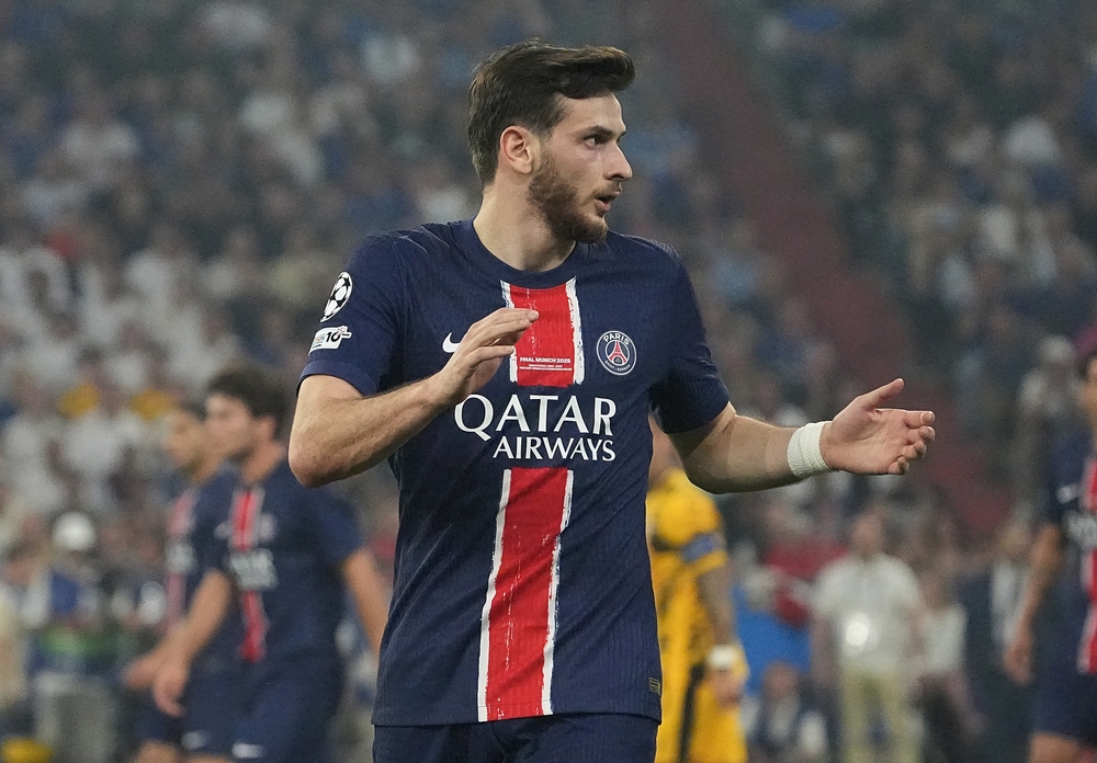 Munich,,Germany, ,May,31,,2025:,Khvicha,Kvaratskhelia,Of,Paris,PSG-Bayern Monaco