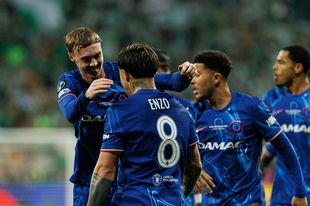 Wroclaw,,Poland, ,05,28,2025:,Cole,Palmer,And,Enzo,Tottenham-Chelsea