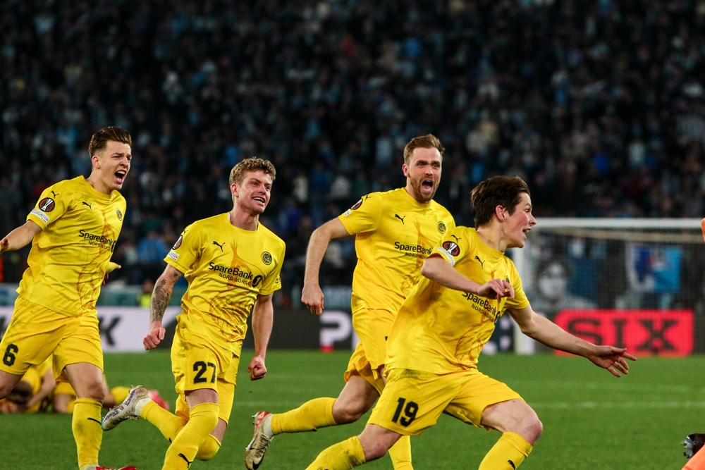 Rome,,Italy,17th,April,2025:,Bodo,Glimt,Team,Victory,Celebrations,Bodø/Glimt-Juventus