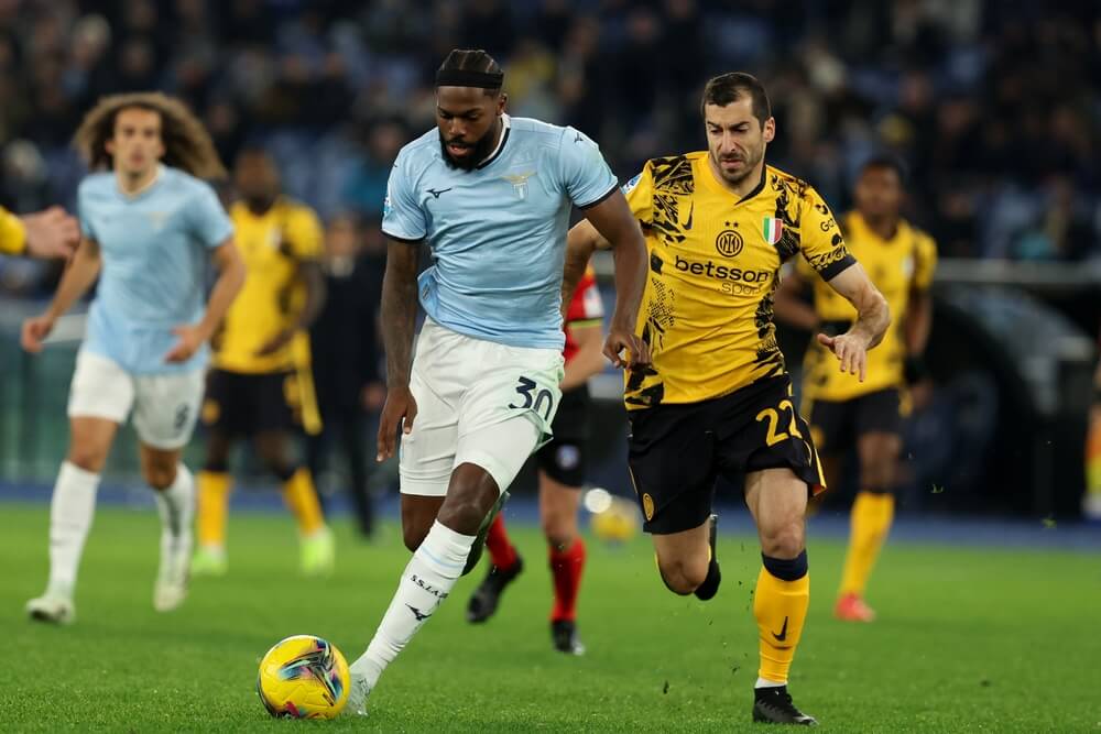 Rome,,Italy,16.12.2024,:,Mkhitaryan,Of,Inter,,Nuno,Tavares,Of,Scommesse multiple Under/Over 10a giornata di Serie A