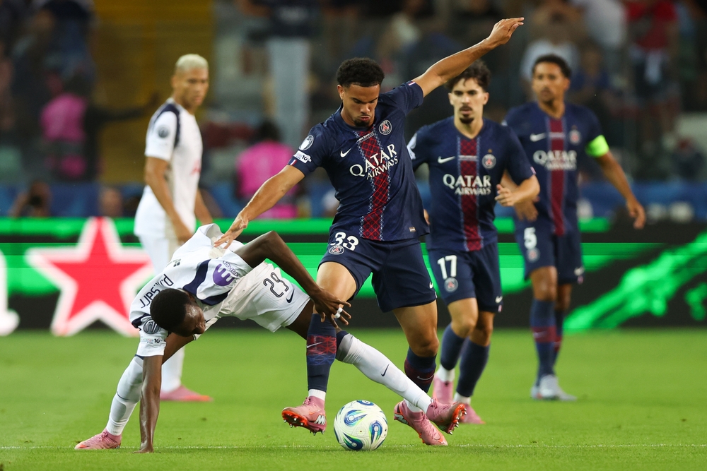 Udine,,Italy, ,August,13,,2025:,Pape,Sarr,Of,Tottenham,PSG-Tottenham