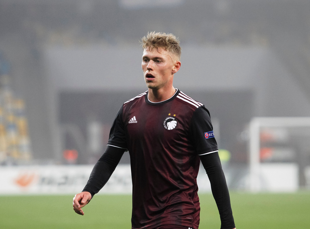 Forward,Of,Fc,Copenhagen,Viktor,Fischer,During,Uefa,Europa,League