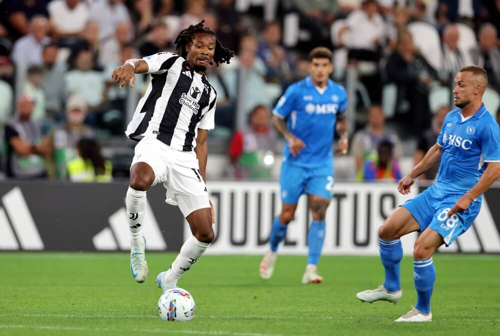 Turin,,Italy, ,September,21,,2024:,Khéphren,Thuram,Of,Juventus,Napoli-Juventus