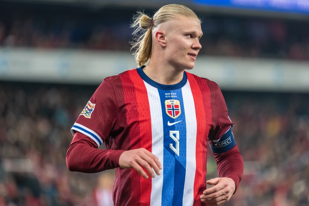 Oslo,,Norway,,November,17,,2024.,Norway,National,Football,Team,haaland stipendio