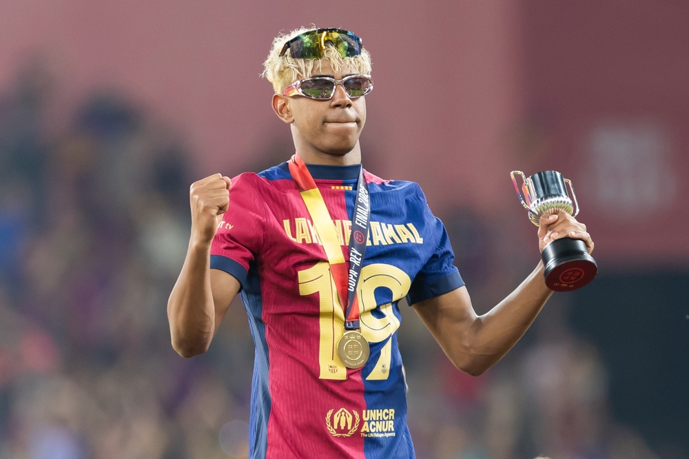 Seville,,Spain, ,April,26,,2025:,Copa,Del,Rey,Final, Lamine Yamal stipendio