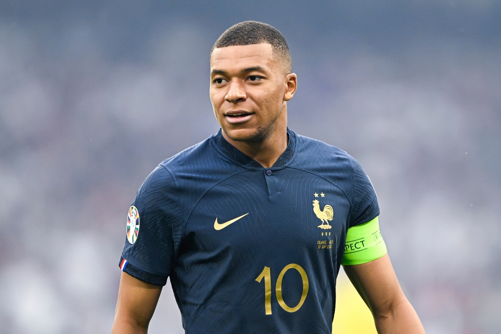 Kylian,Mbappe,During,The,Uefa,Euro,2024,European,Qualifiers,,Football,Mbappé stipendio