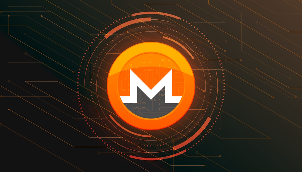 Monero,Coin,(xmr),Crypto,Currency,Themed,Banner.,Xmr,Icon,On