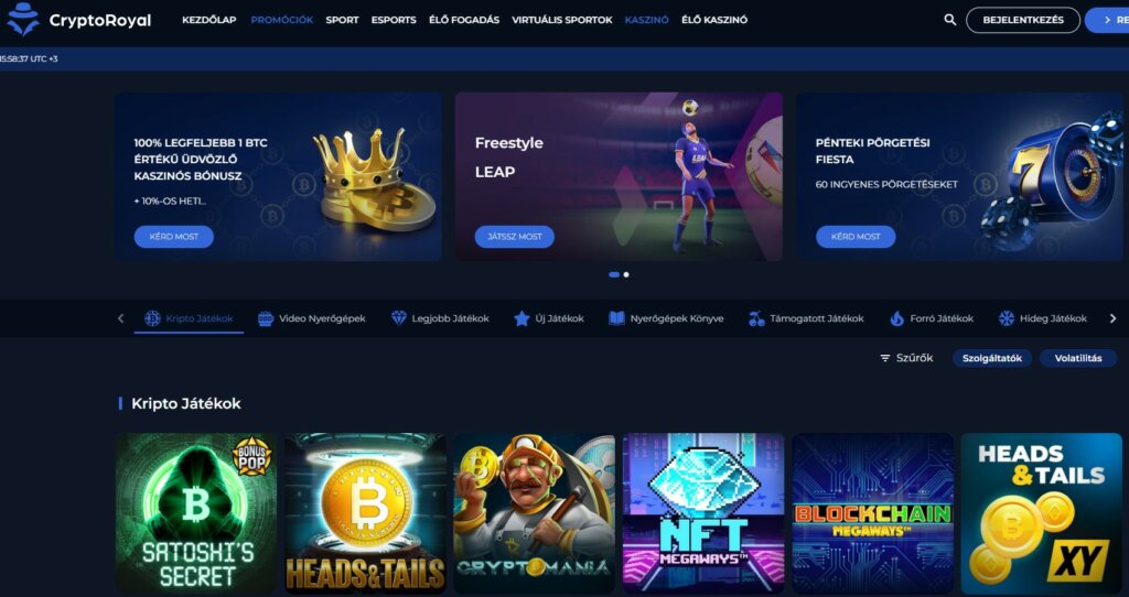 Crypto Royal Casino HU