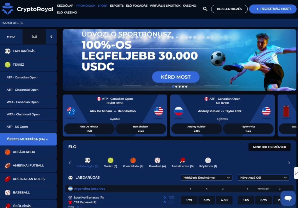 Crypto Royal Sports Betting HU