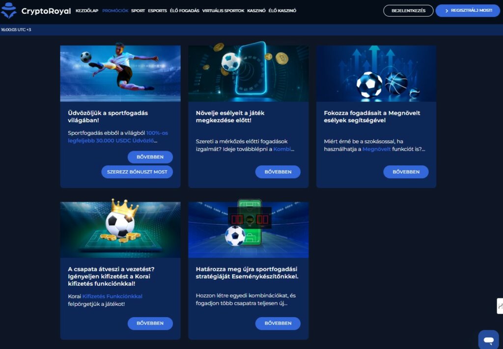 Crypto Royal Sports Promotion HU