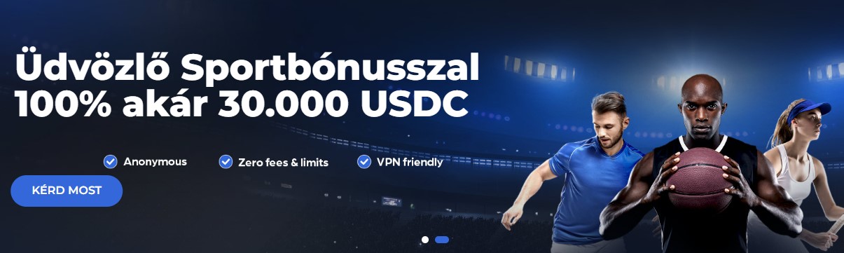 Crypto Royal Sports welcome Promotion HU