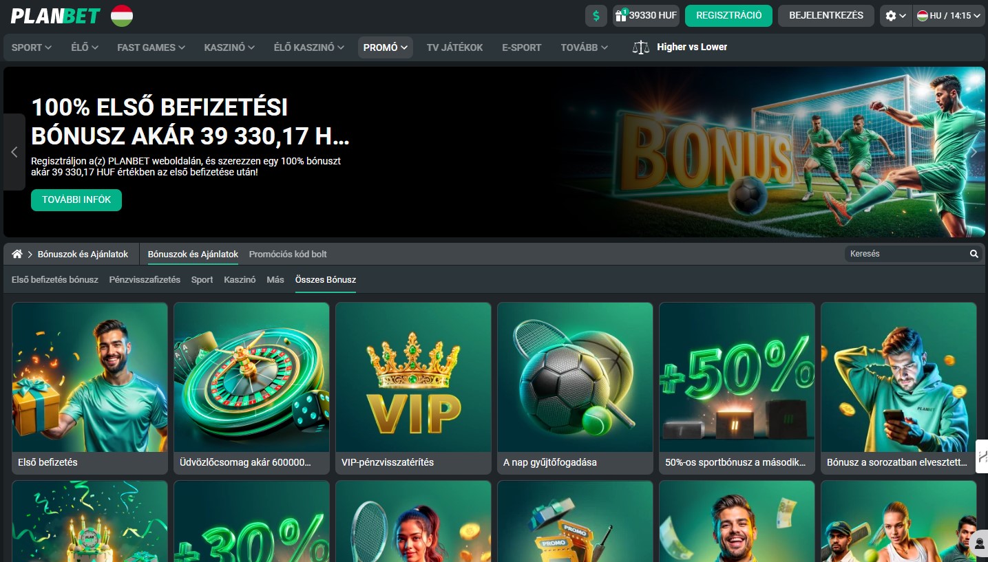 HU Planbet Bookmaker Review Promo