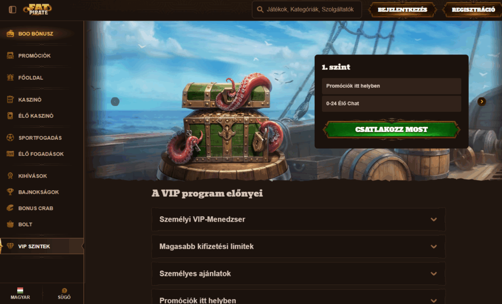 VIP Program és Hűségpontok