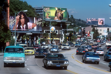 Rock’n’roll Billboards of the Sunset Strip