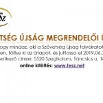 Szövetség újság – fontos tudnivalók!