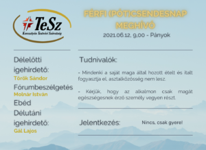 Pót Férfi Csendesnap 2021