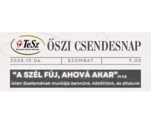 Őszi csendesnap 2026 – igehirdetések