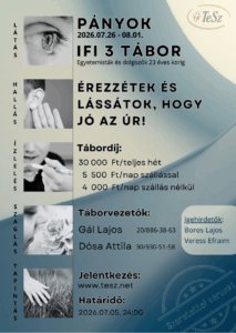 IFI 3 tábor- 2026 – jelentkezés