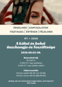 IFI plusz tábor 2026 – jelentkezés