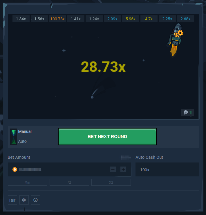 Crash Gambling Game Screenshot