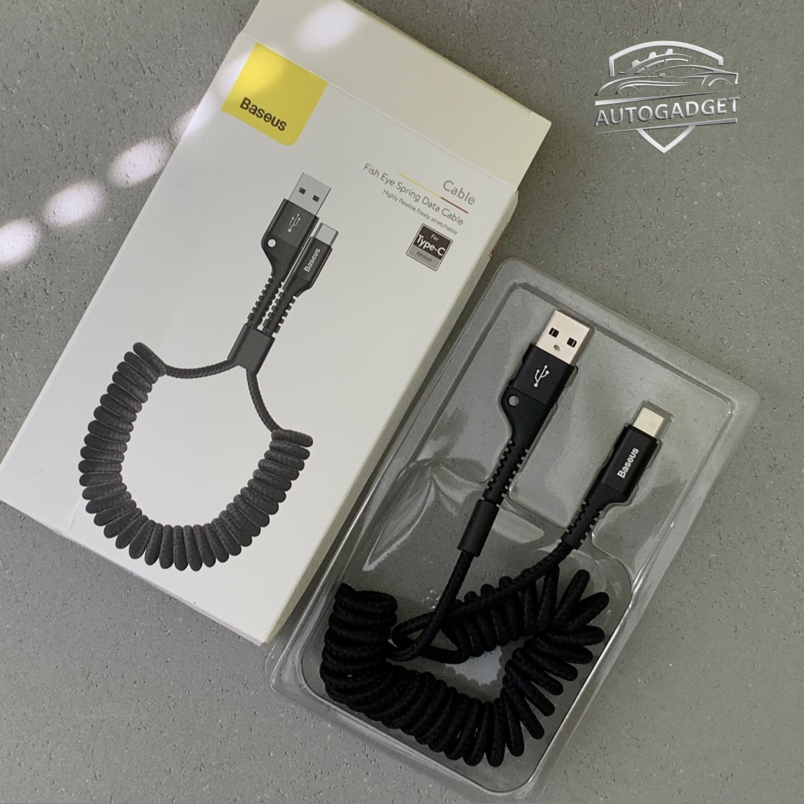 Купить Кабель Тайп си спиральный юсб кабель Baseus Cable For USB Type-C ...