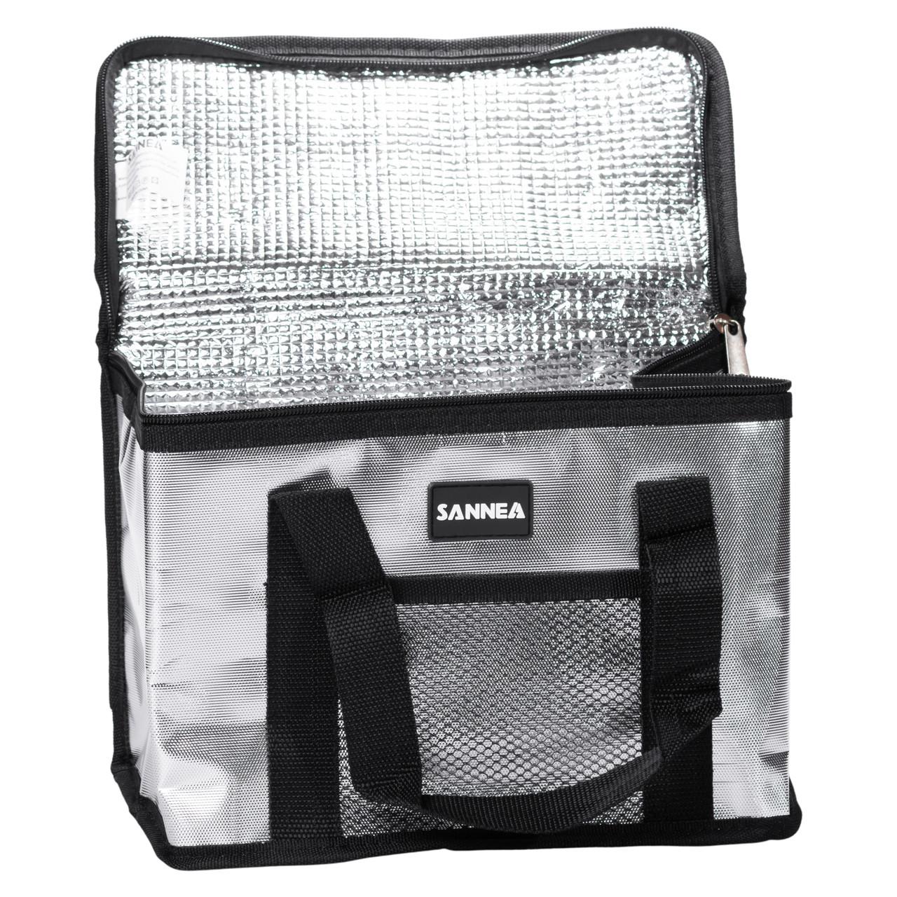 Термосумка с фольгированной внутренней подкладкой для напитков и еды, сумка-холодильник 8 л