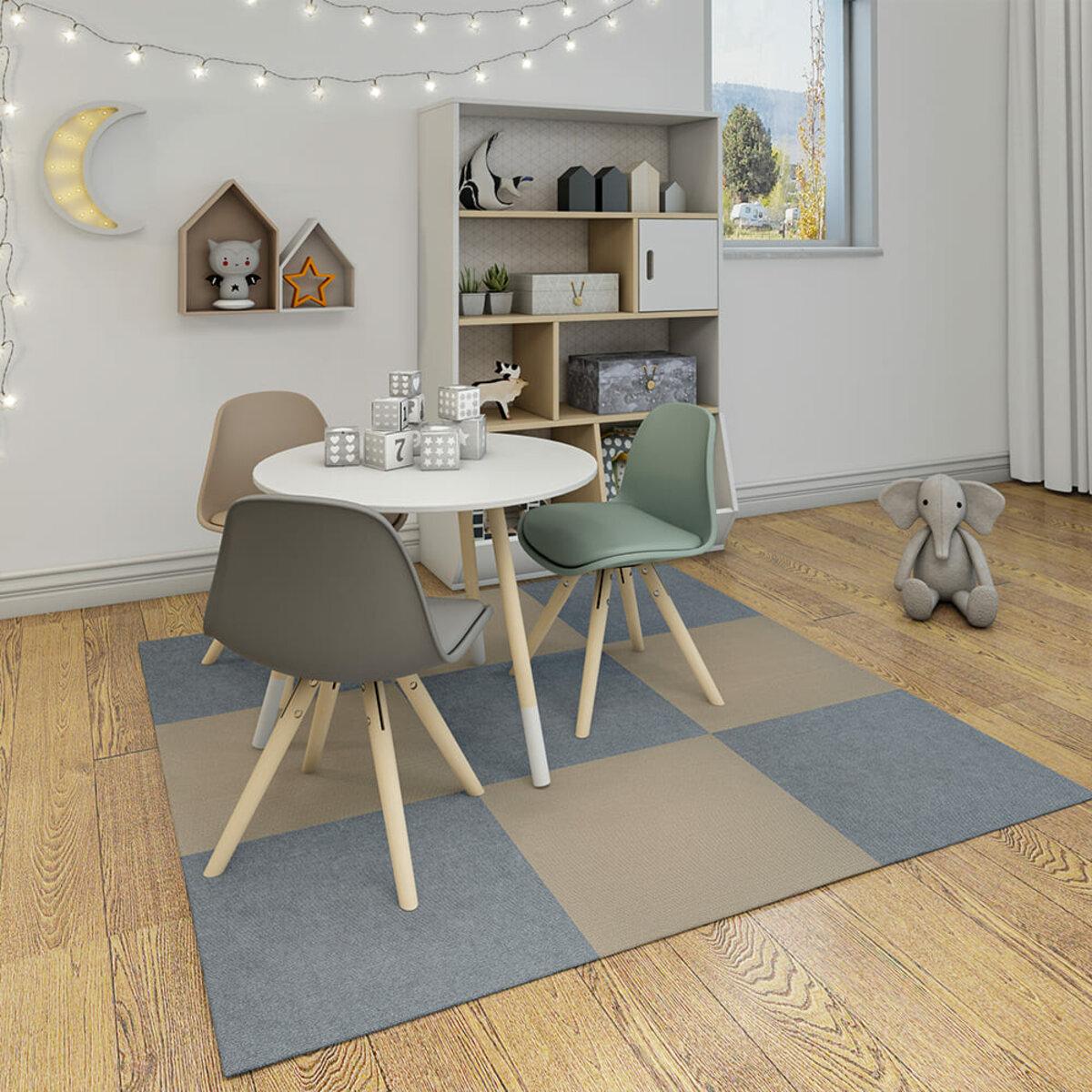 Ковролиновая плитка 600х600 бежевая в интерьере — самоклеящаяся ковролиновая плитка 600х600