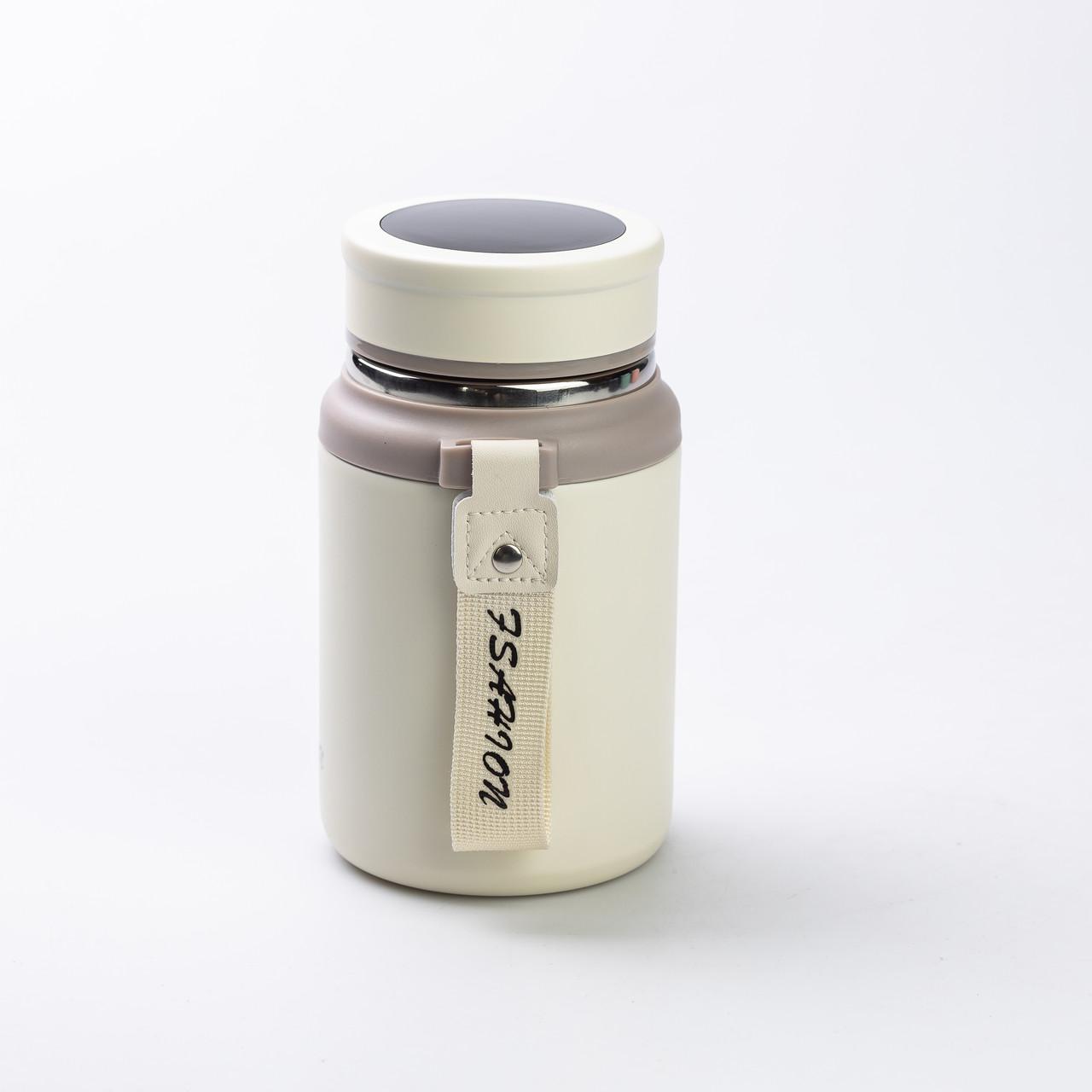 питьевой термос с дисплеем температуры и съемной крышкой, вакуумный термос 700 мл с фильтром