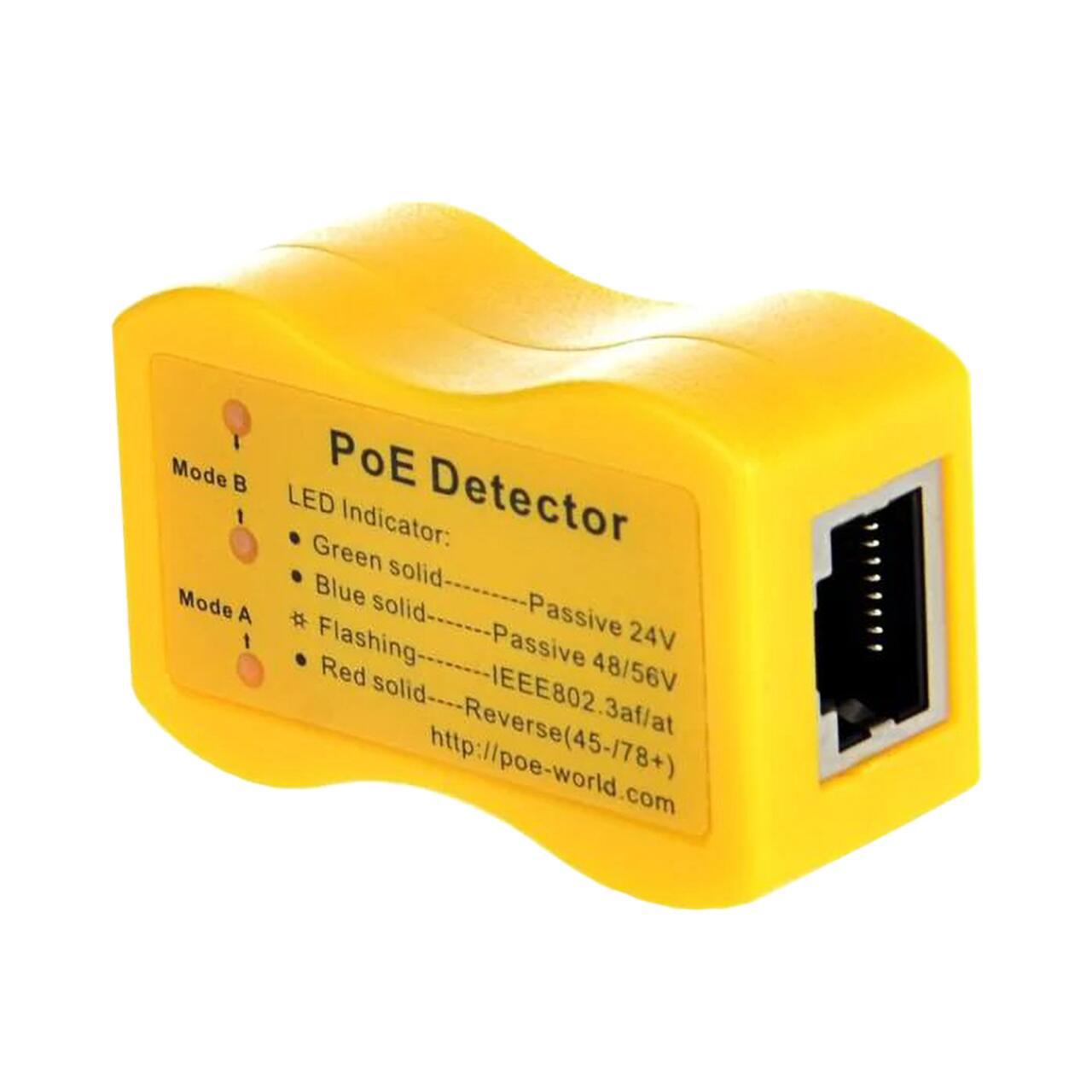 PoE тестер GreenVison GV-812 з роз’ємом RJ-45 та компактним корпусом для перевірки Ethernet-лінії